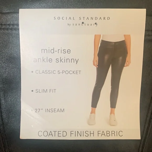 Faux leather skinny jeans - Picture 7 of 7